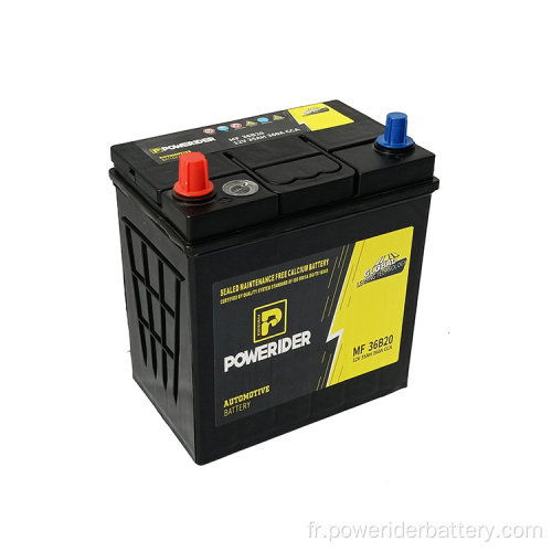 Batterie de démarrage de voiture d&#39;acide 36b20 12V 35AH 36B20